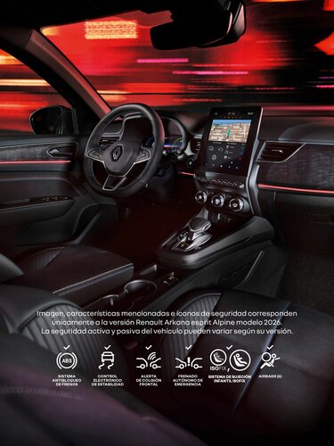 Renault Arkana E-Tech híbrido - interior