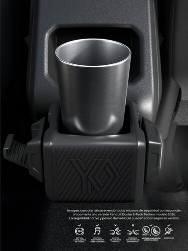 Renault Duster -  multipurpose 3-in-1 cup holder 