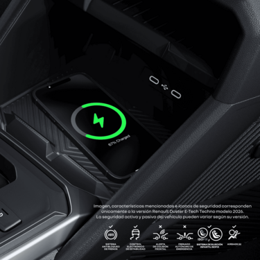 Renault Duster - wireless charging