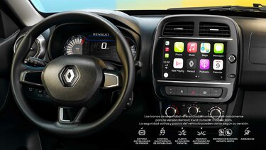 Pantalla táctil multimedia de 8'' del Renault Kwid