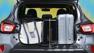 Espacio en el baúl del Renault Kwid