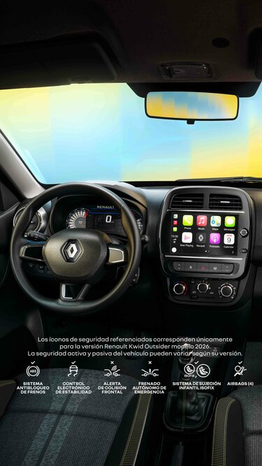 Renault Kwid: tecnología a bordo
