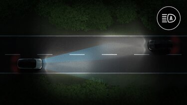 luz de carretera inteligente con función antiniebla