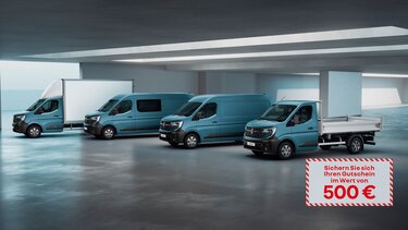 Neuer Renault Master - Stilvoll unterwegs Gutschein