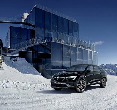 Der Renault Arkana im Schnee