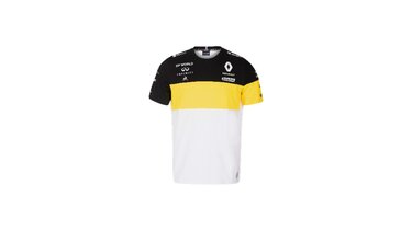 F1 Renault Kollektionen Baumwoll-T-Shirt, weiß