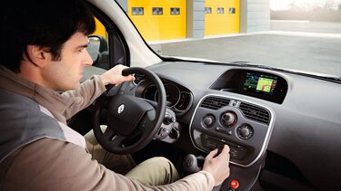 Das Online-Multimediasystem Renault R-LINK Evolution im Renault Kangoo Z.E.
