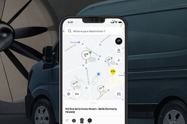 Ortung und Verfügbarkeit der Ladesäulen – Master – Renault