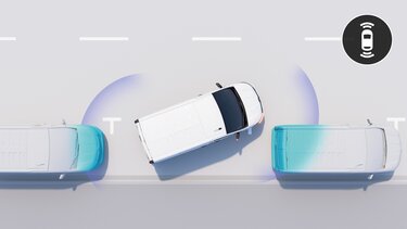 Einparkhilfe vorne oder hinten – Renault Trafic
