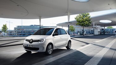 Der Renault Twingo E-Tech 100% elektrisch in der Stadt