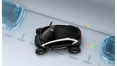 Renault Twizy E-Tech 100% elektrisch Einparkhilfe