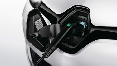 Ladeanschluss vom Renault ZOE E-Tech 100% elektrisch 