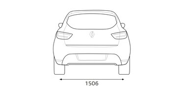 Renault CLIO dimensions