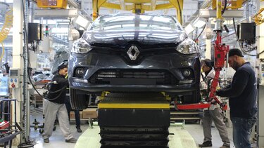 Lancement de la production du modèle Renault Clio 4 Phase 2