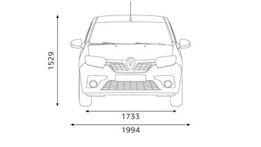 Renault SYMBOL dimensions