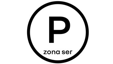 Etiqueta aparcamiento zona SER
