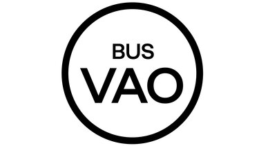 Etiqueta circulación en C-58 y en carril de BUS VAO