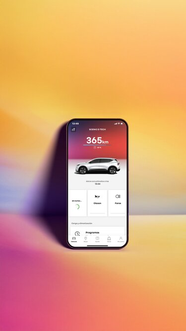 My Renault - ajuste de la temperatura 