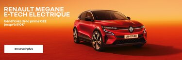 Megane E-Tech électrique - prime CEE