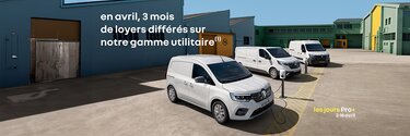 Gamme véhicule utilitaires électriques Renault Jours Pro+
