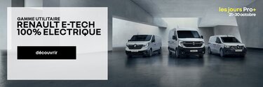 Gamme véhicule utilitaires électriques Renault Jours Pro+