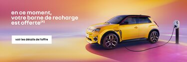 RENAULT 5 E-Tech électrique - offre borne recharge