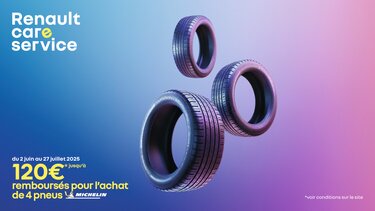Offre Renault Care Service - pneus Michelin