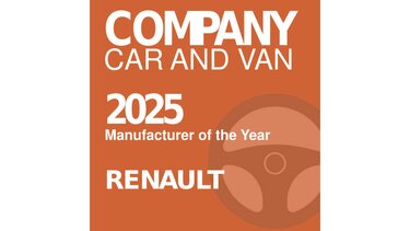 Renault Company Car and Van - Manufacturer of the Year 2025