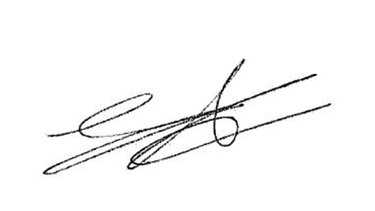 Renault CEO Signature