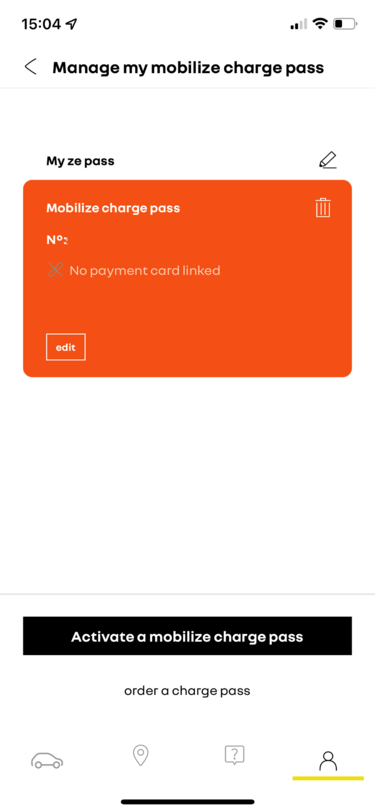 Mobilize charge pass