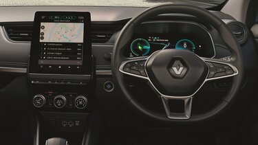 Renault ZOE navigation screen