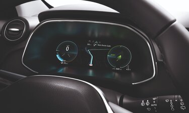 Renault ZOE driver's screen and dashboard