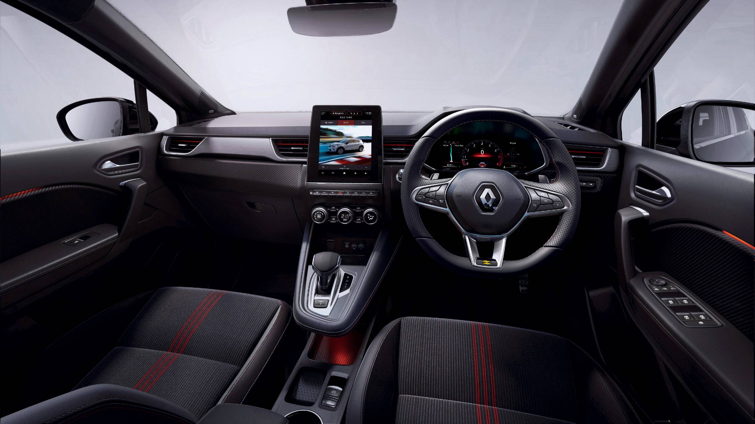 Renault Captur interior smart cockpit, dashboard 