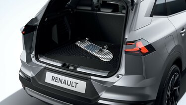 Renault Symbioz E-Tech full hybrid - boot sill and boot net