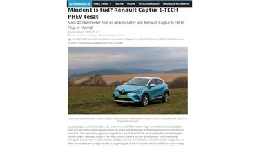 Renault CAPTUR - teszt