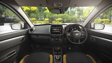 interior harmony with steering wheel