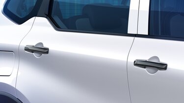 piano black door handle