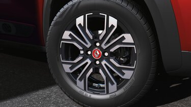 40.64 cm diamond alloy wheels