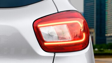 KWID tail lamps with LED light guides
