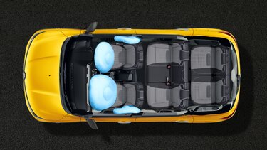 front and side airbags - driver and passenger