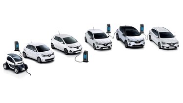 Gamma auto elettriche Renault