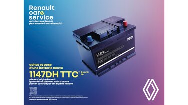 Offre batterie Renault