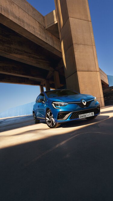 Renault clio bleu