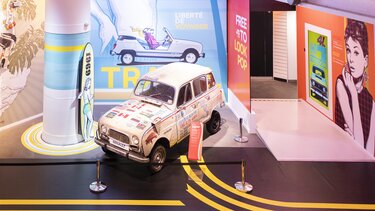 Motor show for Renault 4L 60 years