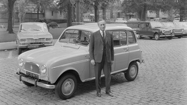 Renault 4 et Pierre Dreyfus