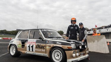 Losange Passion International and Jean Ragnotti with Renault 5 Maxi Turbo