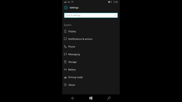 Versiunea software a telefonului (Windows Phone)