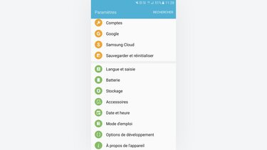softwareversie van de Android-telefoon