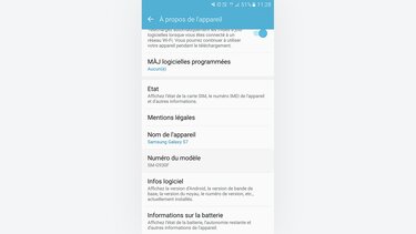 version logicielle Android