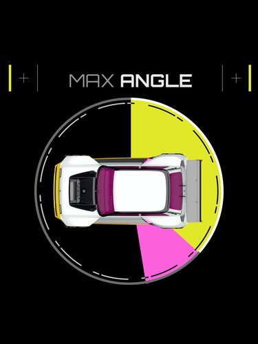 maximum angle indicator - R5 TURBO 3E E-Tech 100% electric - Renault